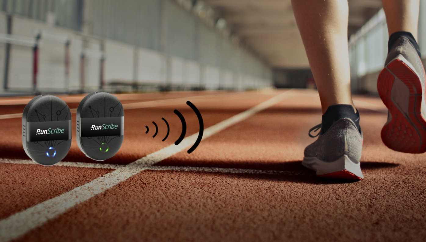 RunScribe Pods on a running track